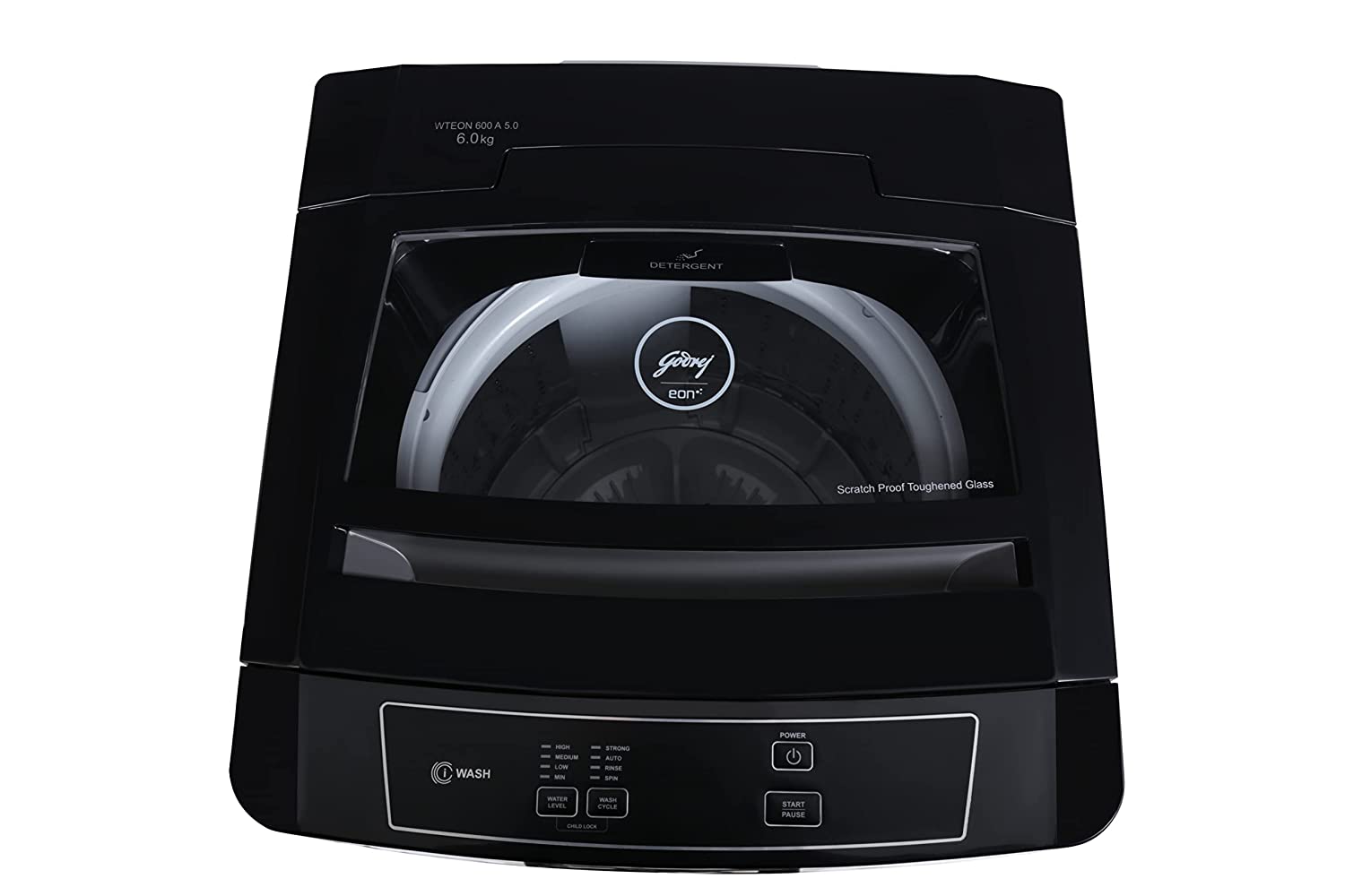 Godrej 6 Kg 5 Star Fully-Automatic Top Loading Washing Machine (WTEON 600 5.0 A GPGR, Graphite Grey)