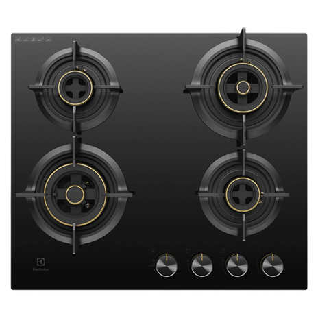 Electrolux 60Cm Ultimate Taste 300 Built In Gas Hob with 4 Cooking Zone EHG6430BC