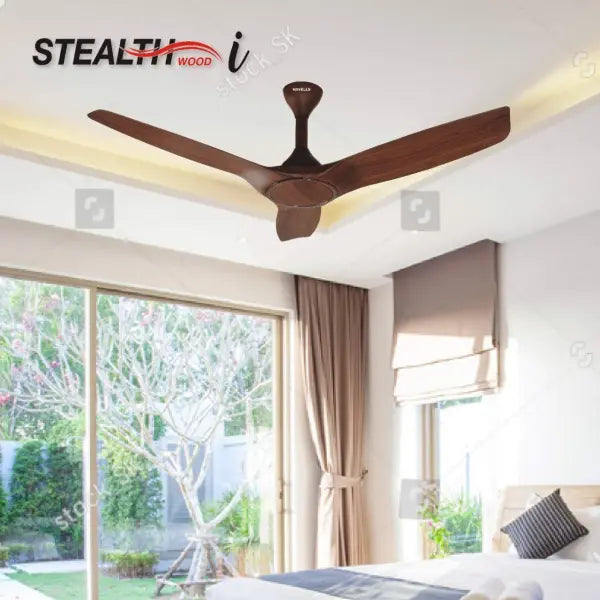 Havells Stealth Wood i 1200mm Ceiling Fan (Walnut)