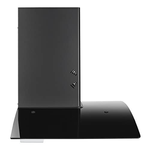Faber 75 cm 1250 m³/hr Auto-Clean Curved Glass Kitchen Chimney [HOOD EVEREST 3D IN HC SC FL LG 75 ] with Filterless technology, Gesture & Touch Control, Black, Free 1 Year Extended warranty