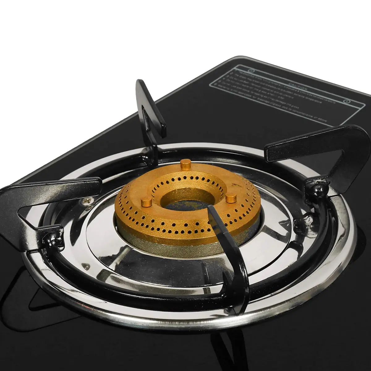 Faber Gas Stove 3 Burner Glass Cooktop (Grand 3BB BK) Manual Ignition,Black