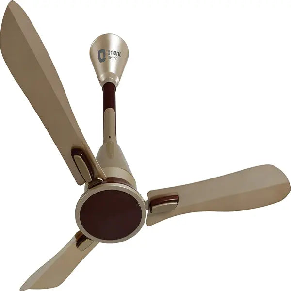 Orient Electric Areta 48 Inch 68 Watt Decorative Ceiling Fan (Golden Beige and Coffee)