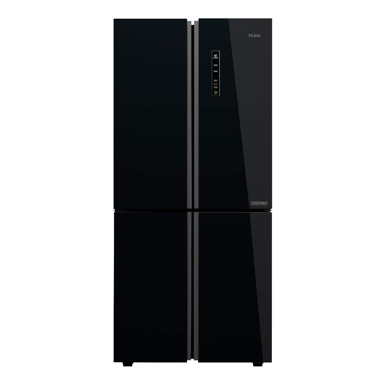 Haier 531 L Inverter Frost-Free Side-by-Side Refrigerator (HRB-550KG, Black,Convertible)