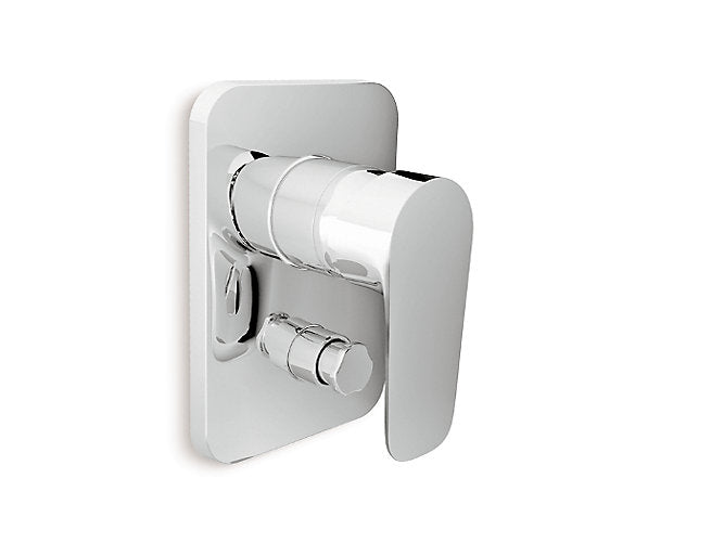 kohler K-5683IN-4ND-CP Single-control wall mount basin faucet trim in polished chrome