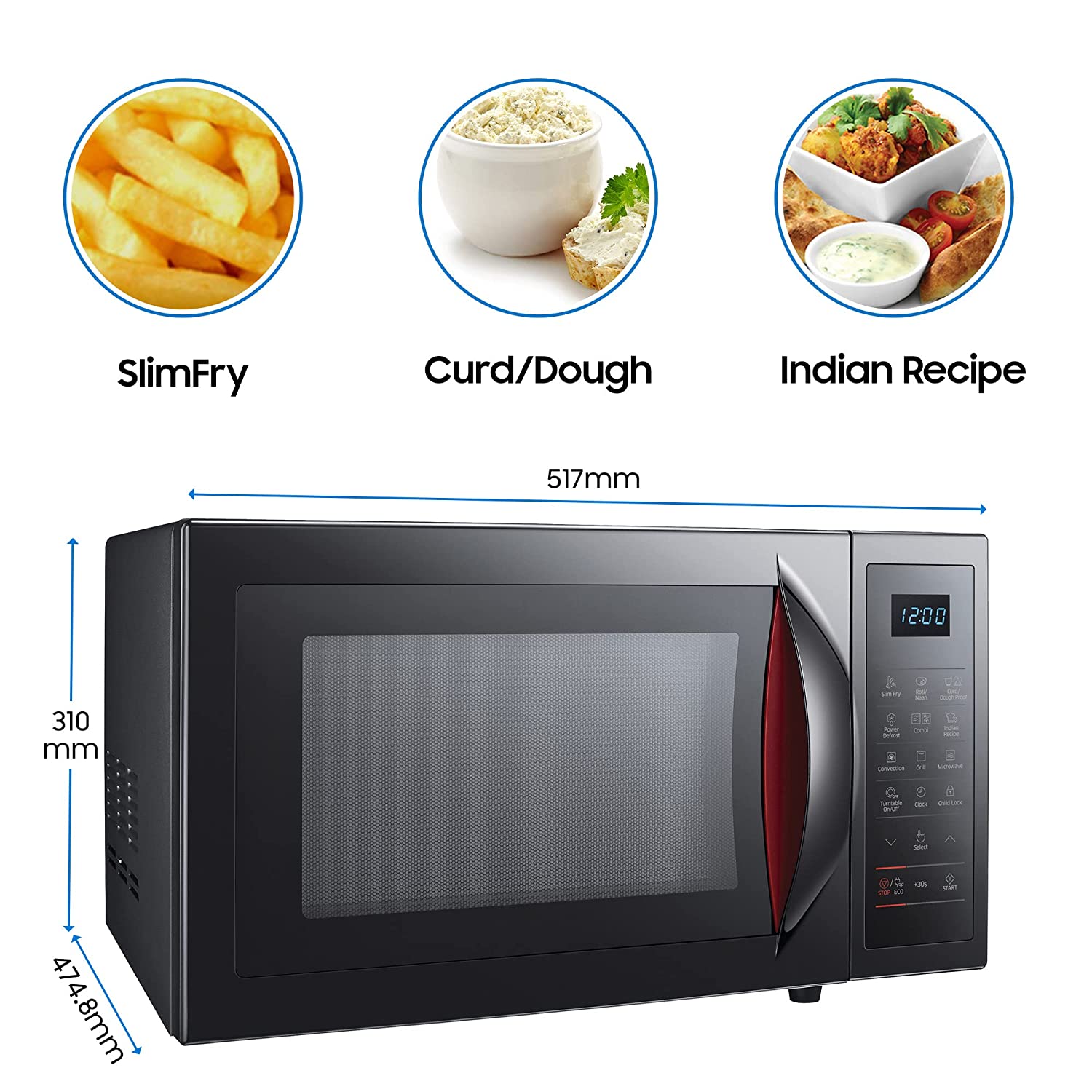 Samsung Microwave ‎MC28A5013AK/TL 28 Lt Black
