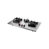 MARMOR 823-3 Full Brass Built-in Hob: High Efficiency Burners