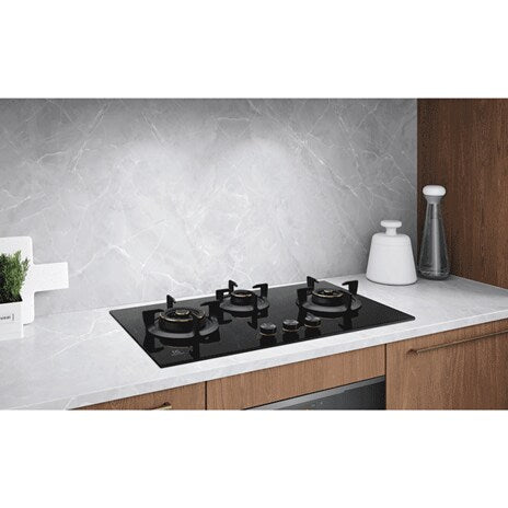 Electrolux 78Cm Ultimate Taste 300 Built In Gas Hob with 3 Cooking Zone EHG7330BC