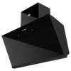 Faber Zenith FL HC SC BK 90cm Ducted Chimney with Odor Sensor (Black) - 1400m3/hr Auto Clean Wall Mount