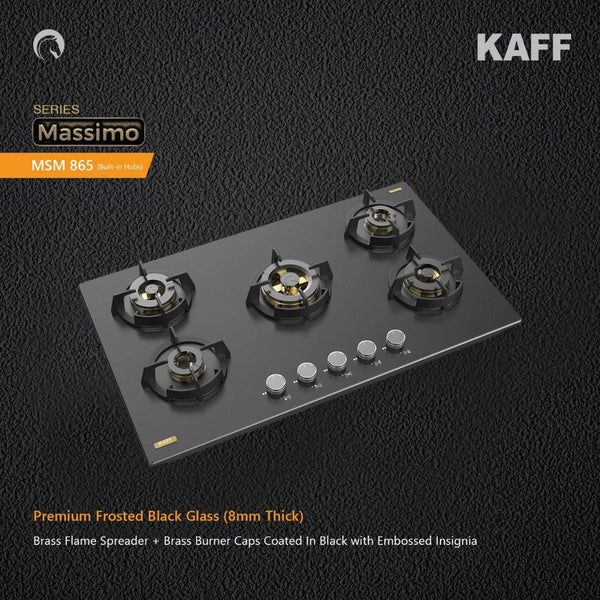 Kaff Massimo MSM 865X: 86cm 5-Burner Hob for Sleek and Efficient Cooking