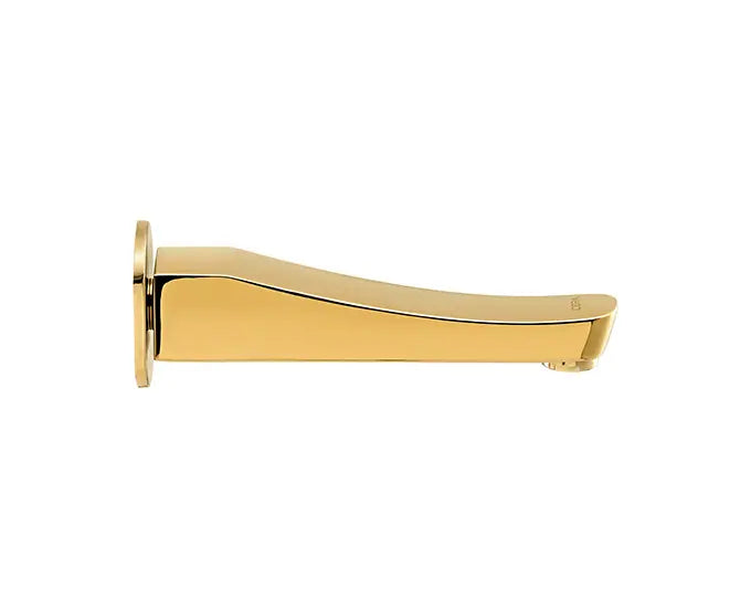 Cera F1012661FG Lustre Perla French Gold Finish Quarter Turn Bath Tub Spout With Wall Flange