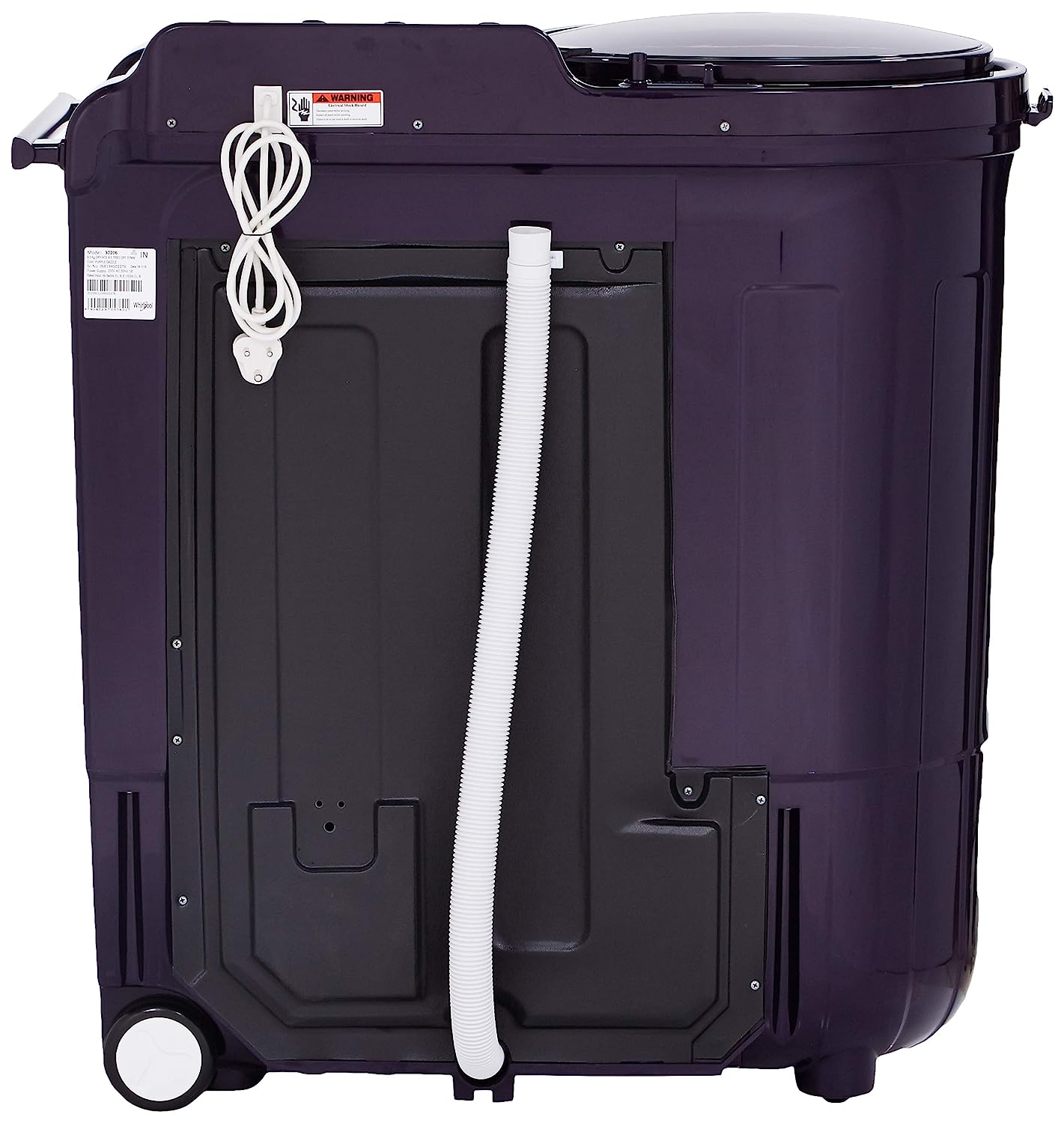 Whirlpool 8 Kg 5 Star Semi-Automatic Top Loading Washing Machine (ACE 8.0 TURBO DRY, Purple Dazzle)