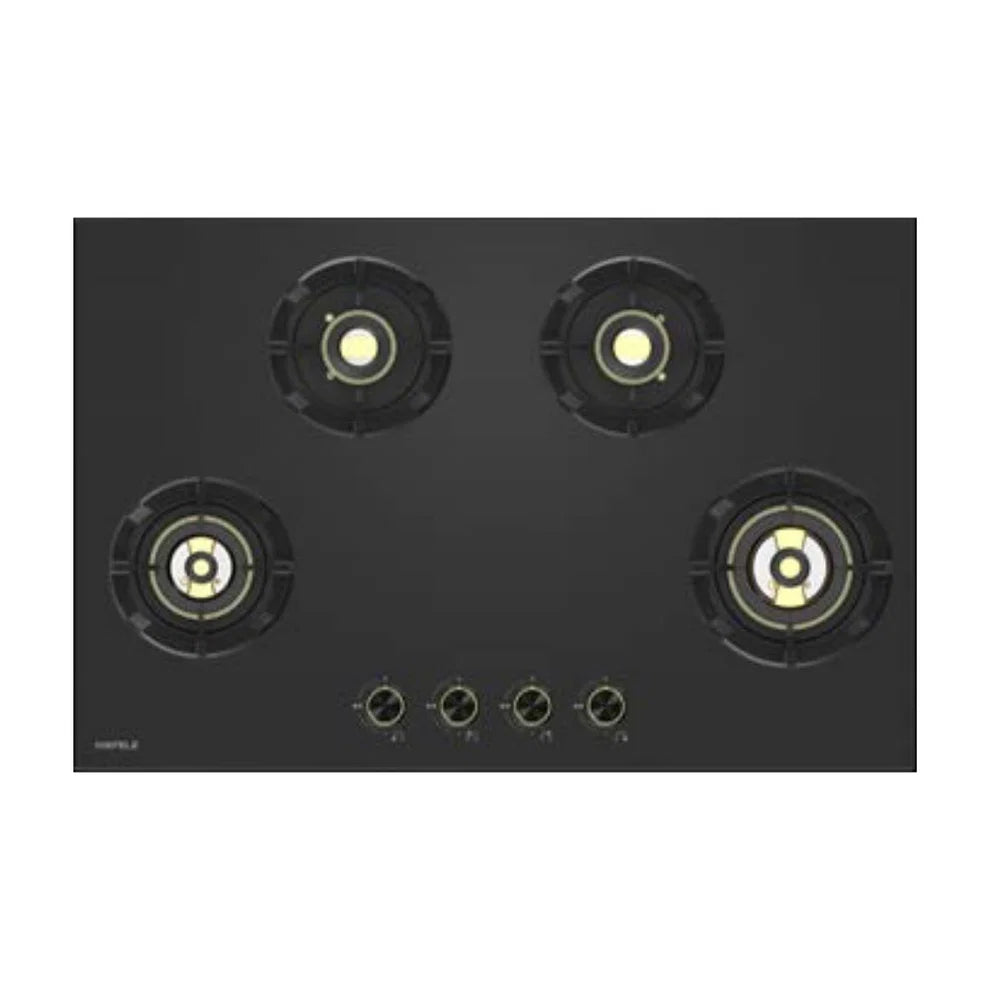 Hafele Augusta 480 80cm 4 Burner Built-in Gas Hob | Full Brass Burners