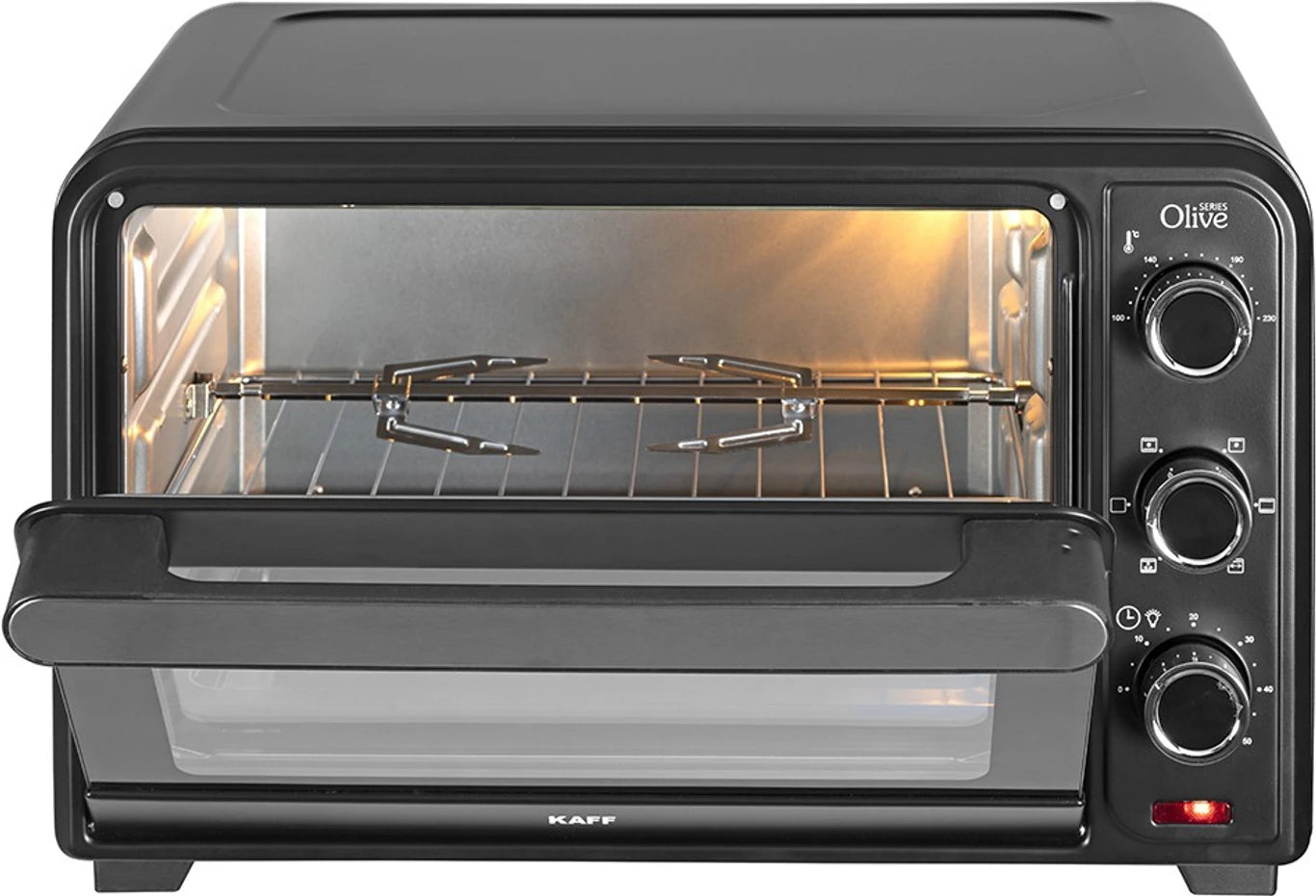 Kaff 30-Litre Oven Toaster Grill OTG OLOT 30, Black