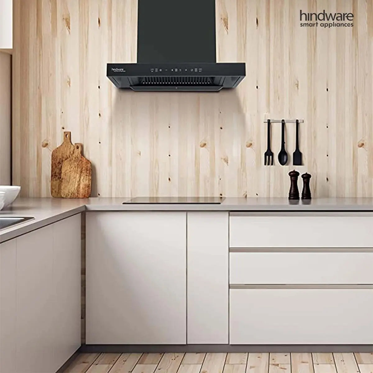 Hindware Kitchen Chimney Atlanta 60 CM Black