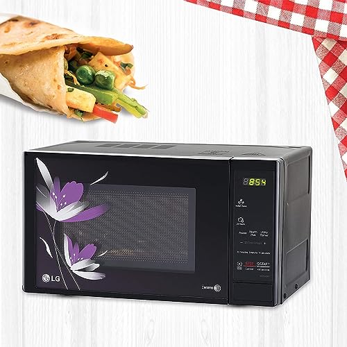 LG 20 L Solo Microwave Oven (MS2043BP, Black, With Health Plus Menu & Steam Clean)