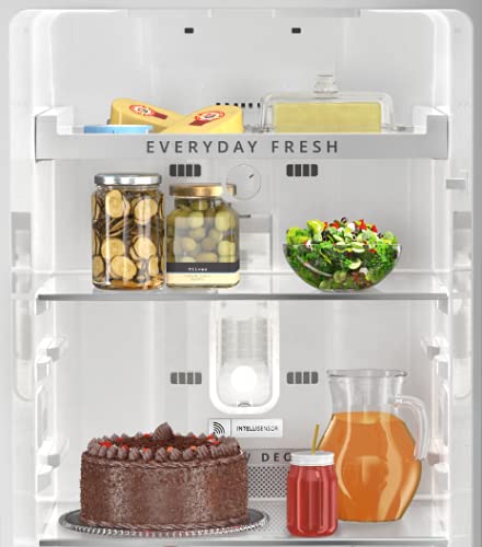 Whirlpool 340 L 3 Star with Inverter Double Door Refrigerator with Adaptive intelligence technology (IF INV CNV 355 COOL ILLUSIA 3S, Cool Illusia Steel, Convertible, 2022 Model)