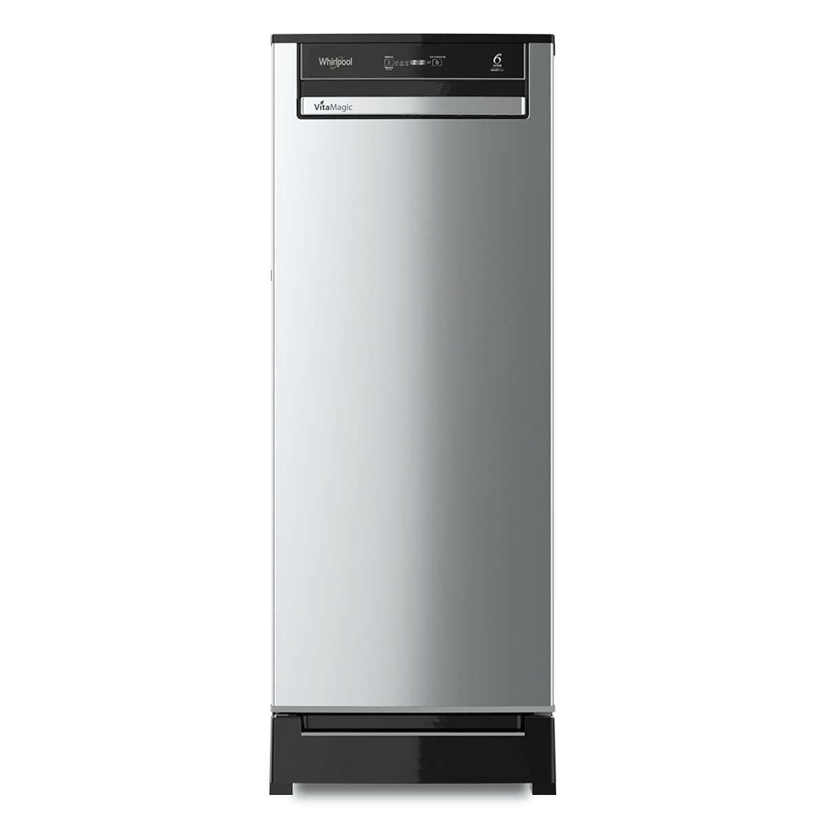 Whirlpool Vitamagic Pro 200L Single Door Refrigerator (215 VMPRO ROY3S NV ALP STE-71651, Silver