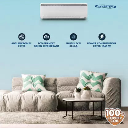Daikin FTKR60TV16U 1.8 Ton Inverter 5 Star (Hearing Sense, WiFi Series) Split Air Conditioner