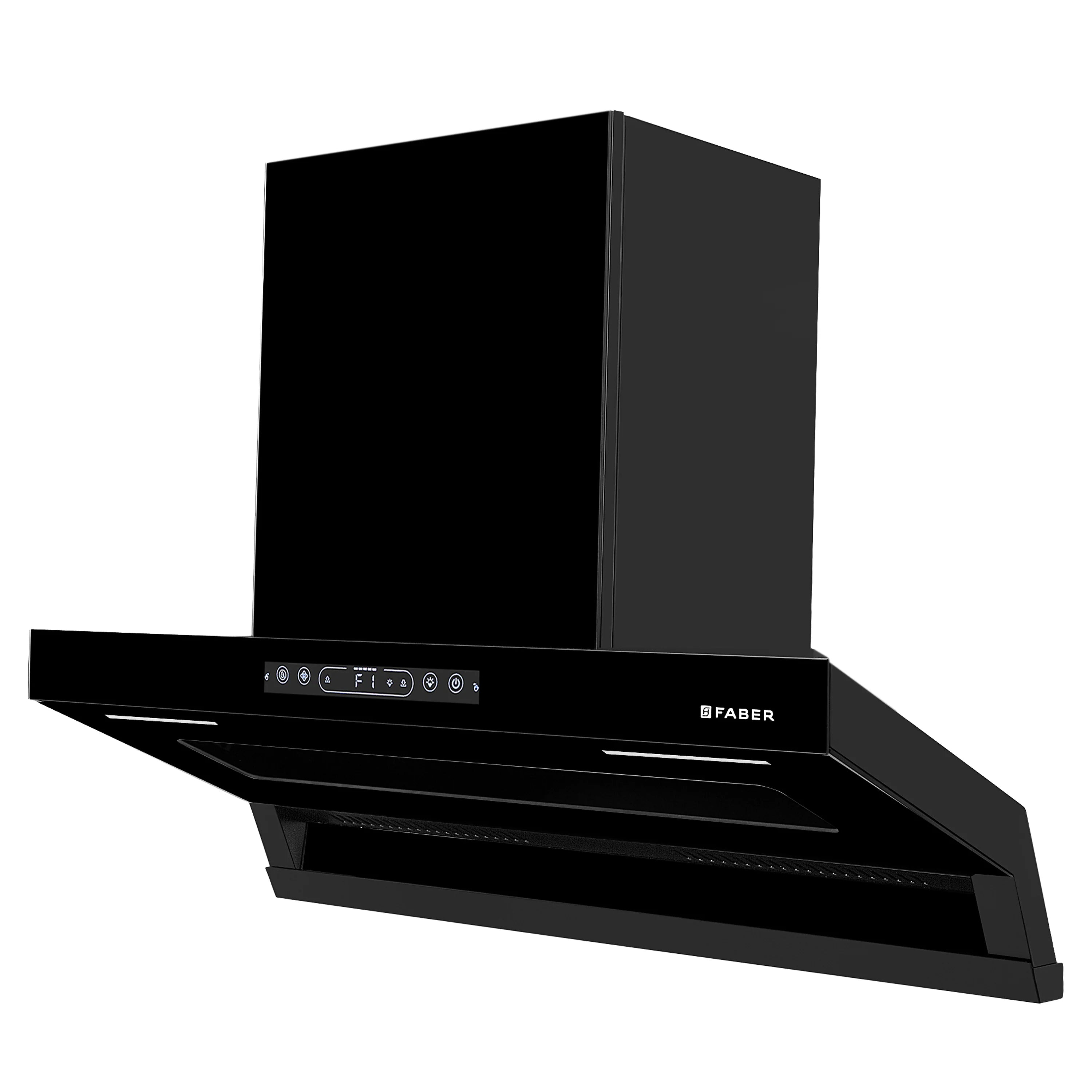 Faber 90 cm Wall Mounted Chimney VIVID FL HC BK 90