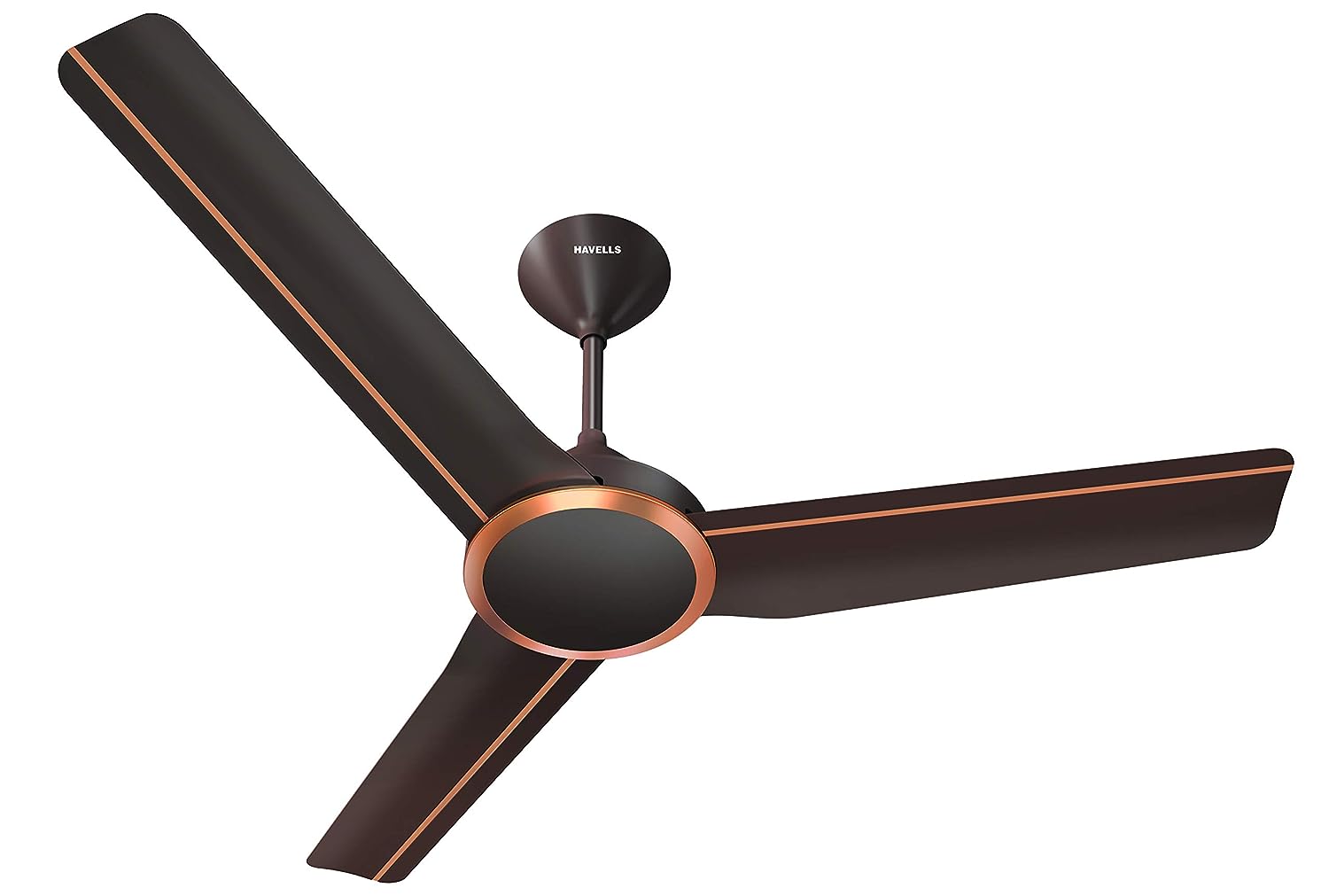 Havells Fan Trinity 1200mm with Remote Control Dusk LT Copper