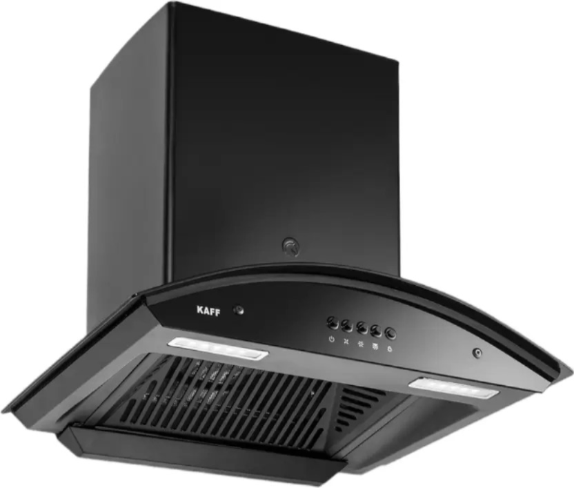 Kaff MARINA DHC 90 Auto Clean Wall Mounted Chimney (Black 1080 CMH)