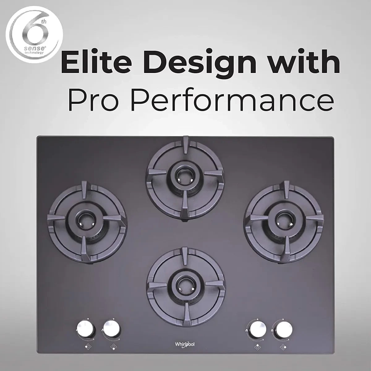 Whirlpool Hob 3 Burner Auto Ignition Gas Stove (Elite HD 703 Brass Gas Hob)