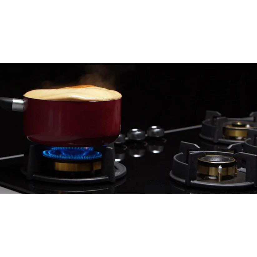 Hafele ALTIUS PLUS 490 4-Burner Full Brass Burners - High-Quality Cooking Performance Hob