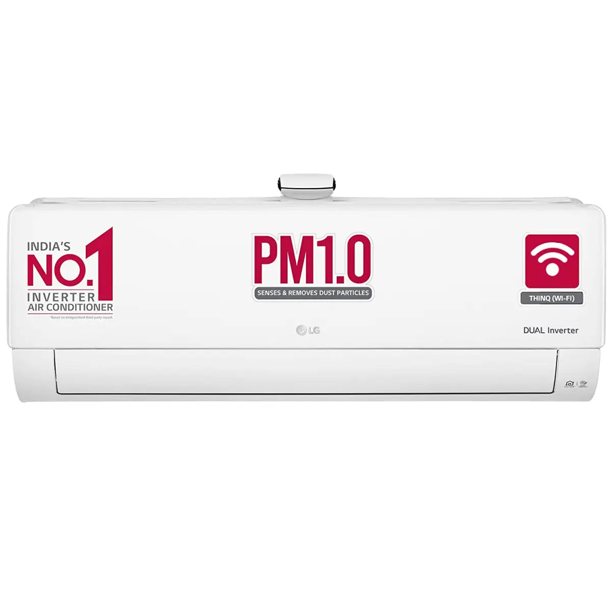 எல்ஜி ஸ்பிளிட் ஏர் கண்டிஷனர் 4 ஸ்டார் RS-Q19APYE 1.5 டன் டூயல் இன்வெர்ட்டர் வைஃபை வெள்ளை நிறத்துடன்