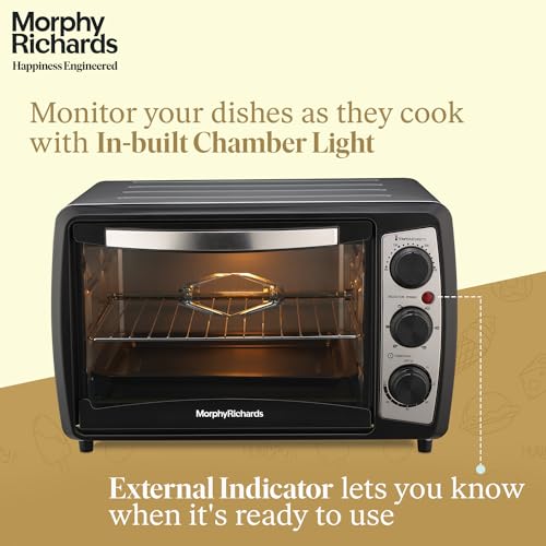 Morphy Richards 20R OTG oven for kitchen, cooking range with oven and grill for baking, tandoor, rotisserie function, Manual