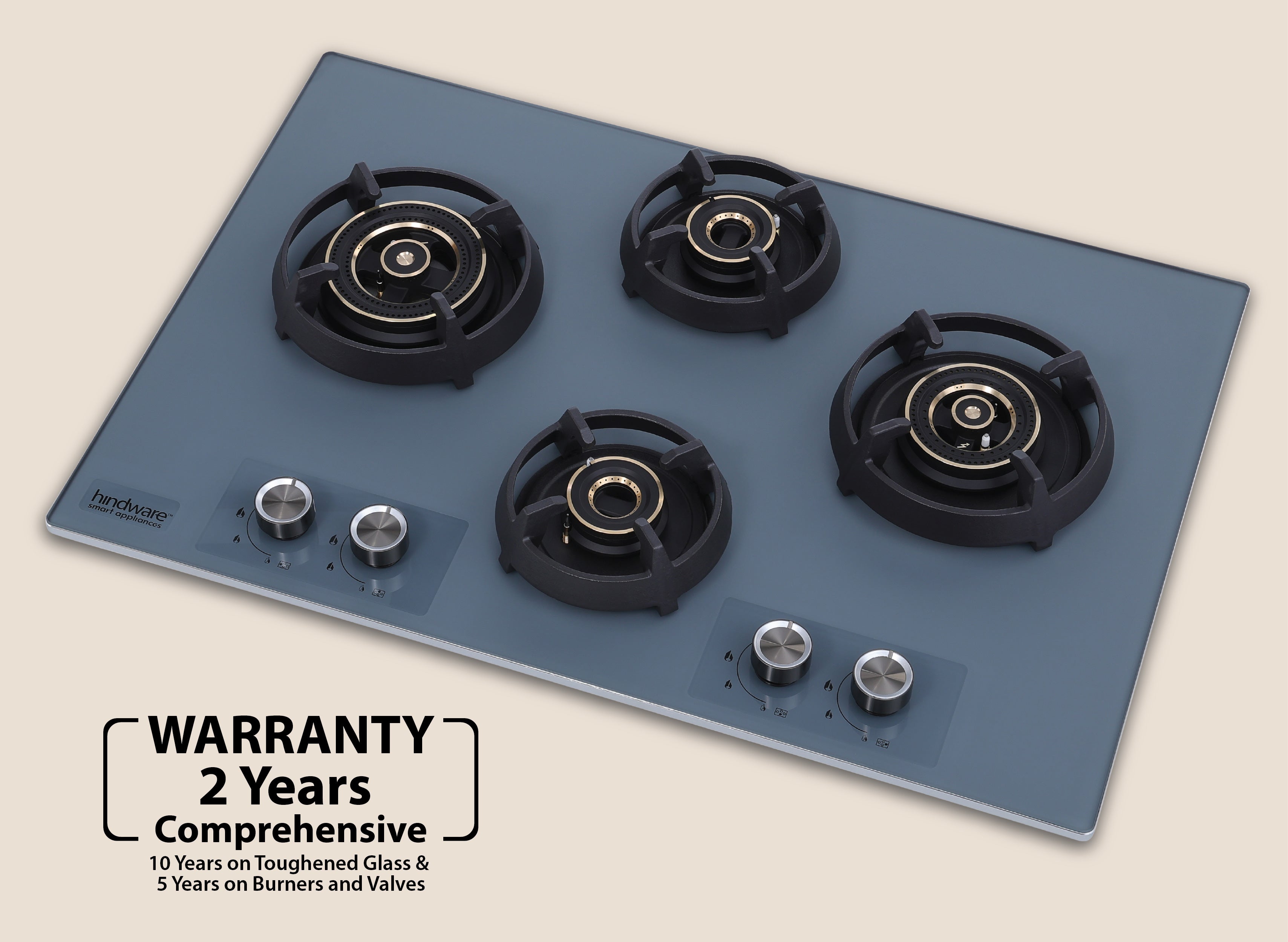 Hindware Hob Graphite 4B 78 CM Black Auto Induction