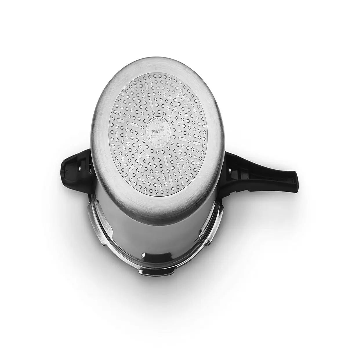 Butterfly Standard Plus Induction Base Aluminium Outer Lid Pressure Cooker, 5 Litre