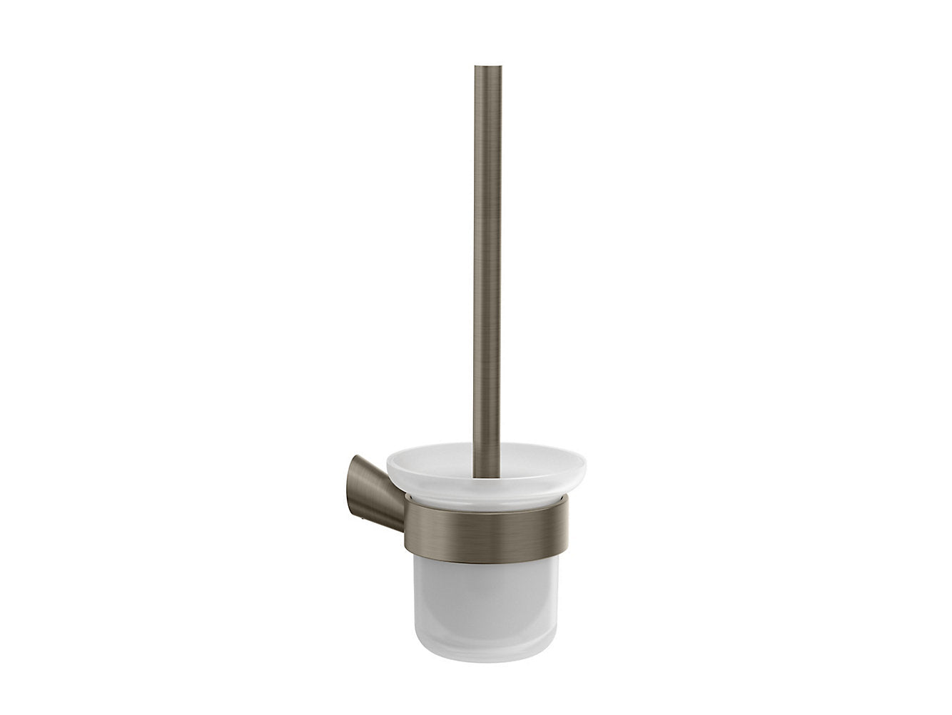 kohler K-25430IN-BN Toilet brush holder in brushed nickel