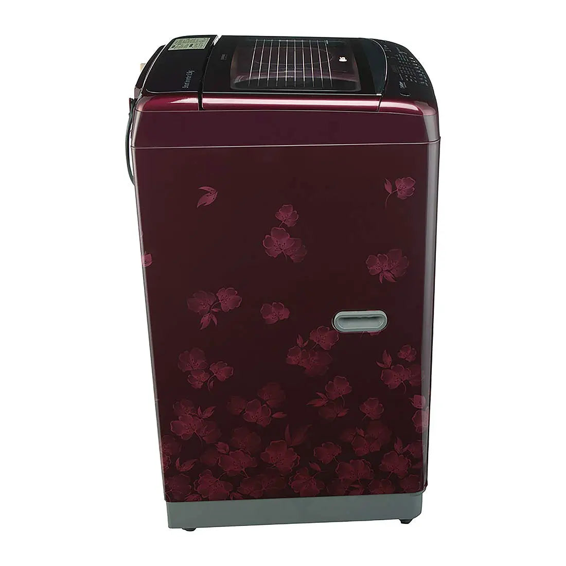 LG 6.5 Kg Inverter Fully-Automatic Top Loading Washing Machine (T7577NDDL8, Floral Red)