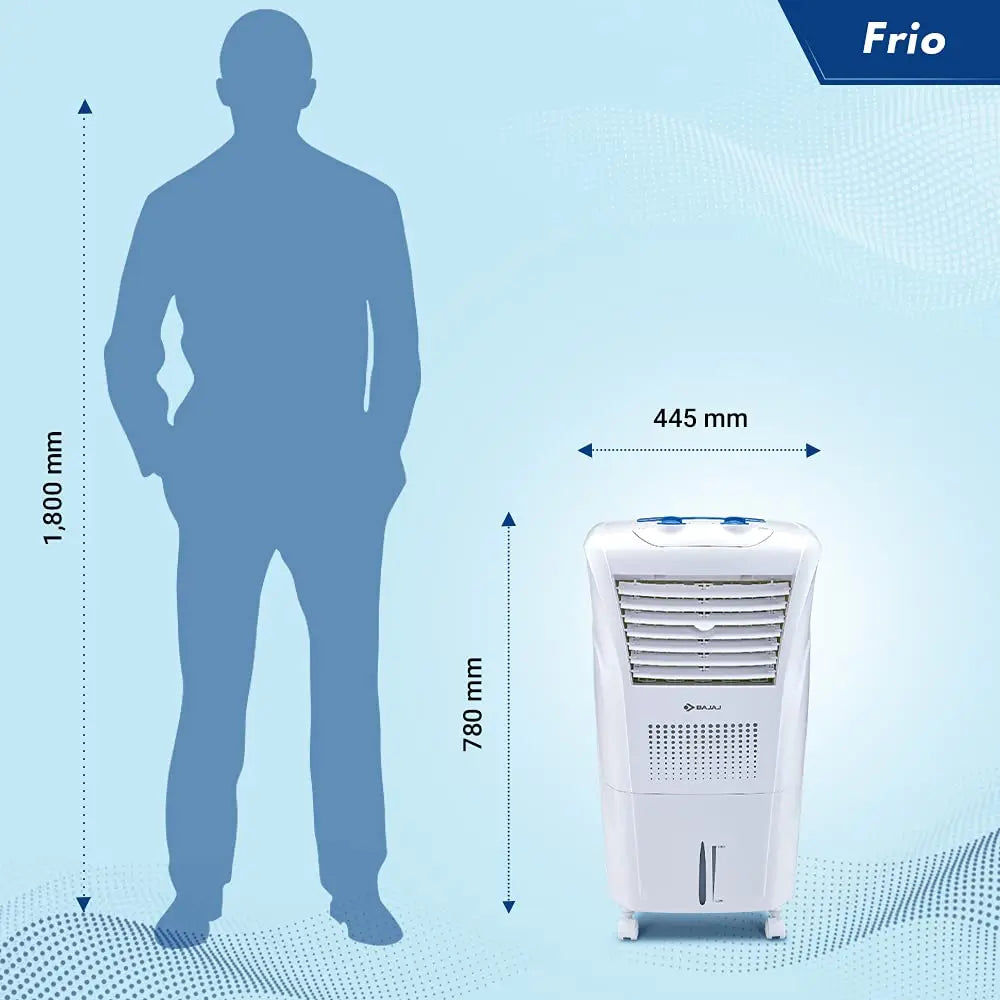Bajaj Frio 23 Ltrs Personal Air Cooler (White)