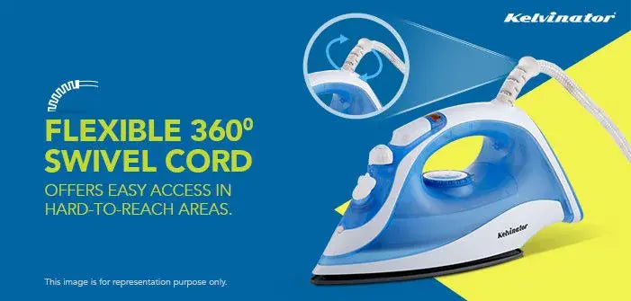 Kelvinator Superio Steam Irons KSIG00112 Blue and White