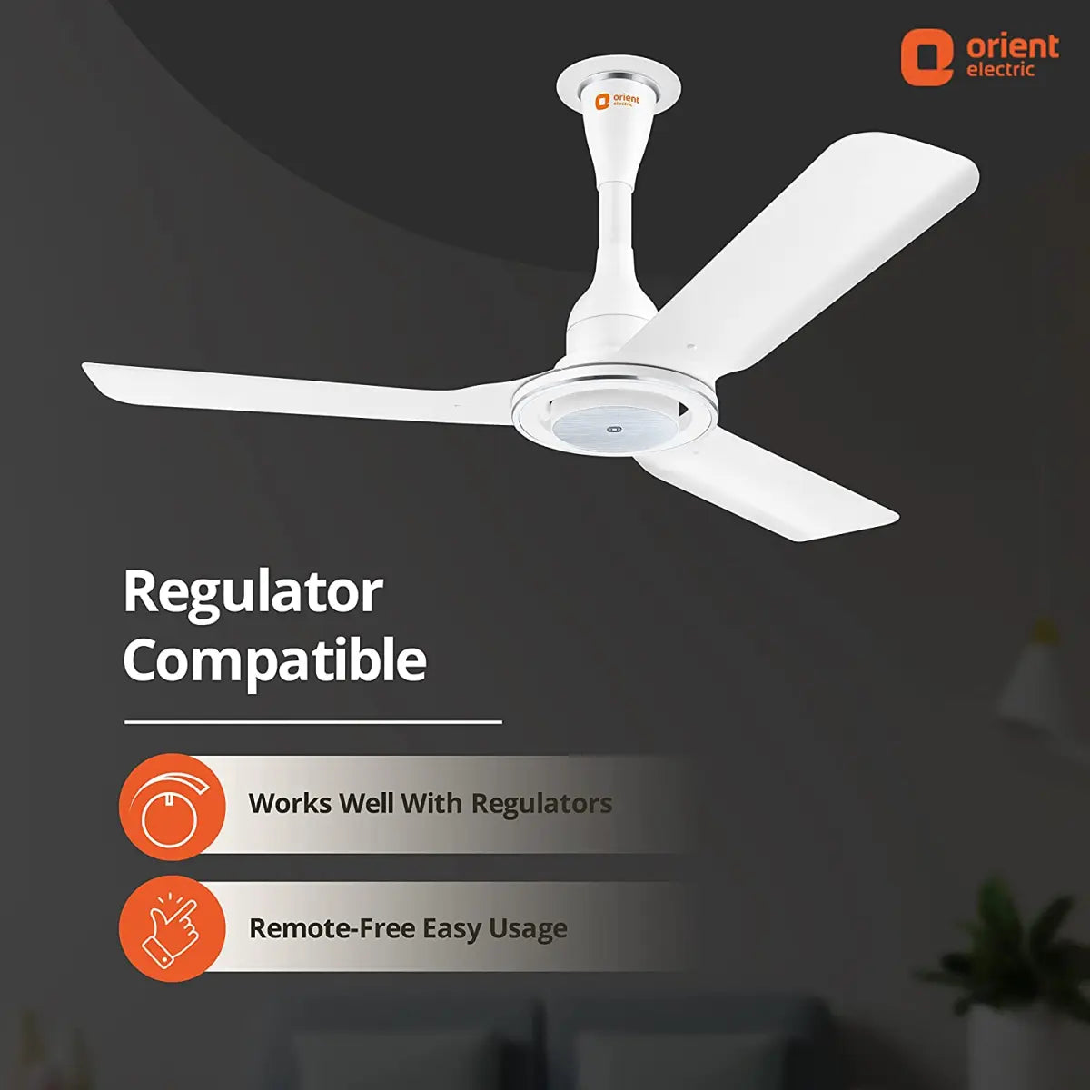 Orient BLDC Fan I Float White 1200mm
