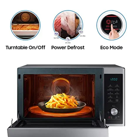 Samsung 32 L Convection Microwave Oven (MC32A7035CT/TL, Neo stainless silver, SlimFry)