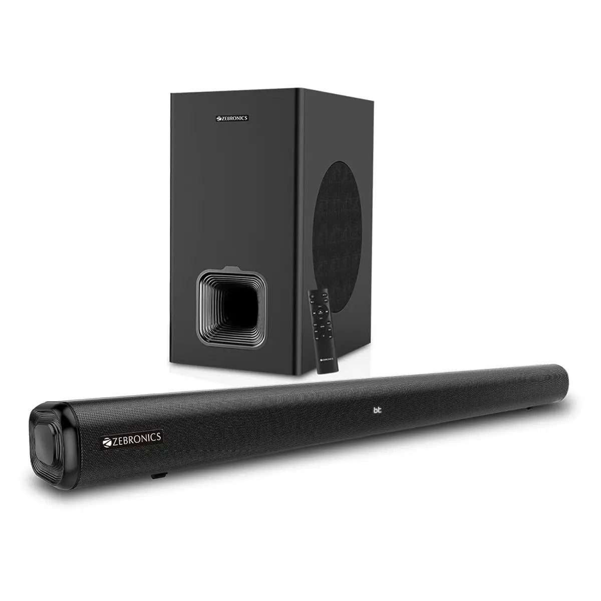 ZEBRONICS Juke Bar 6001 DWS Pro 160W 2.1 Channel Bluetooth Soundbar with Wireless Subwoofer, HDMI (ARC), Optical Input, Bluetooth/USB/AUX, Remote Control