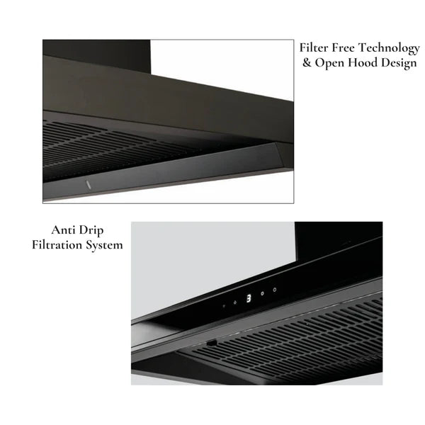 Hafele DATURA NEO 90 90cm Wall Mount Chimney - Sleek and Efficient