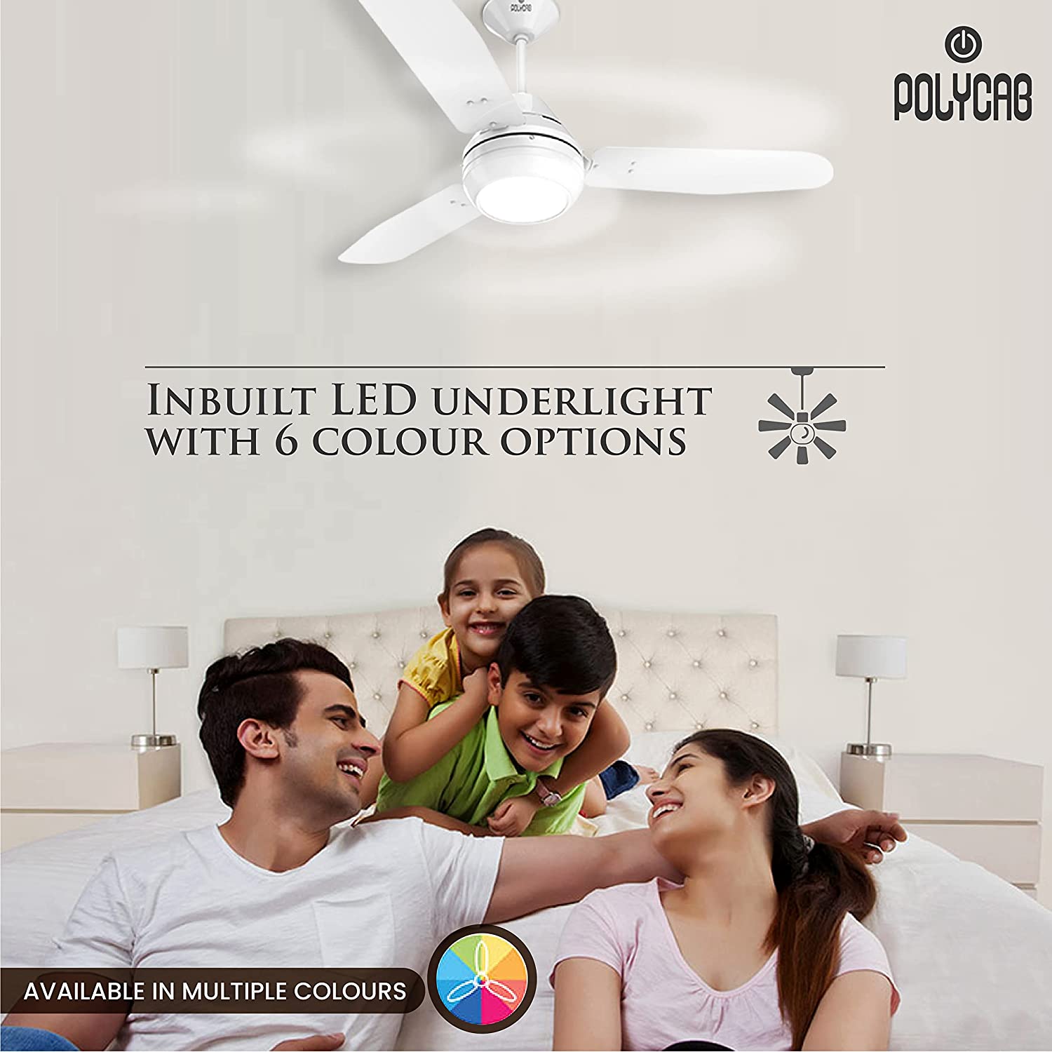 Polycab Superia SP01 1200mm Ceiling Fan White