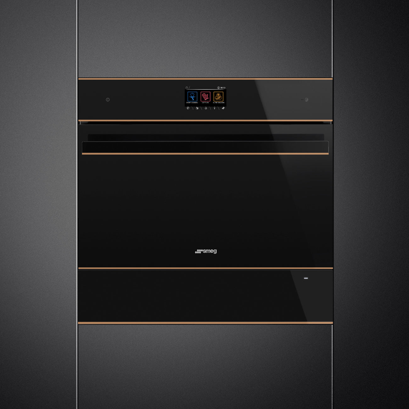 Smeg oven cprt615nr Reheat Drawer