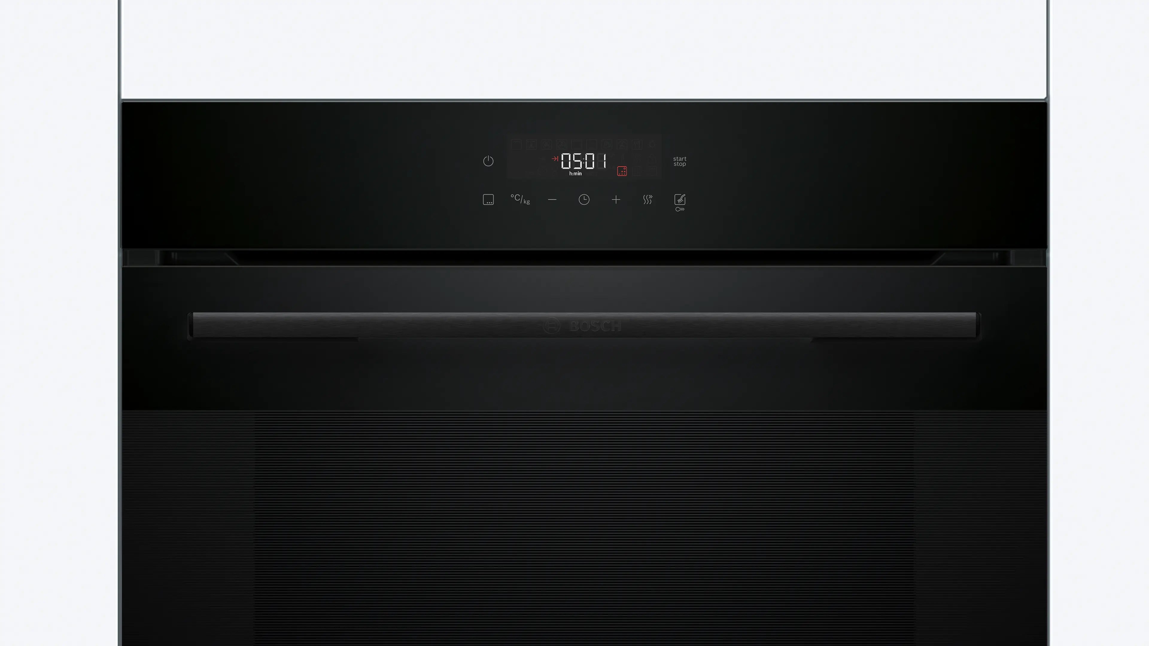 Bosch 60cm Built-in Oven - Black, Model: B60B, Specs: 60cm x 60cm