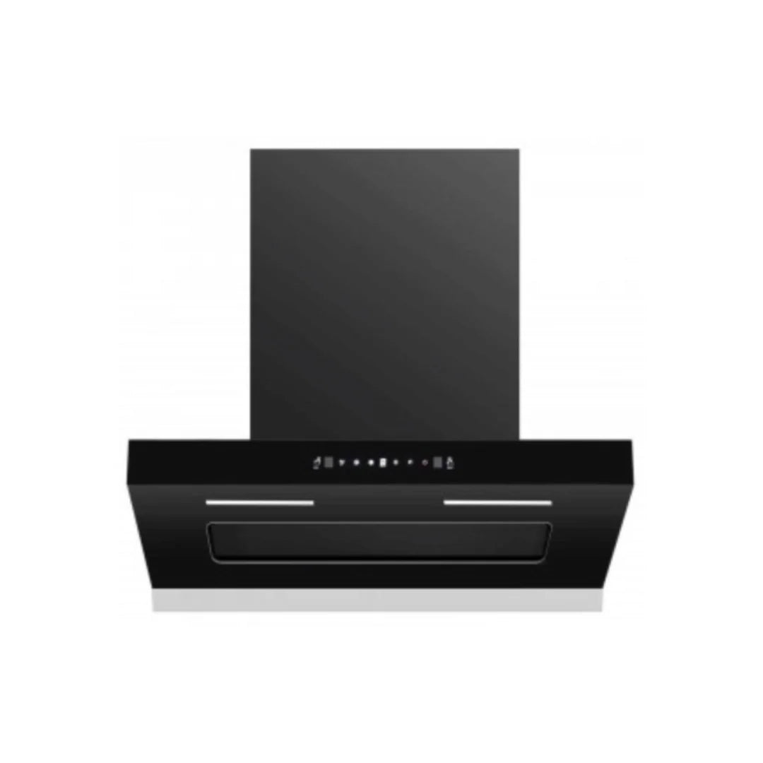 Blaupunkt 5IS66960 60cm Wall Mount Hood with Glass Panel and Touch Control, Black Powder Coating, Heat Auto Clean