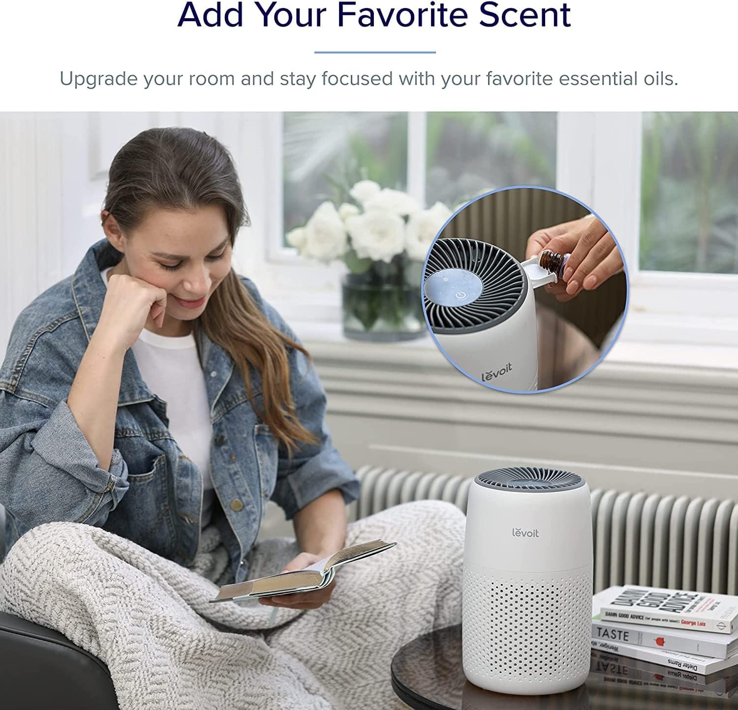 LEVOIT Core Mini Air Purifier - 183 Sq Ft Coverage, H13 True HEPA Filter, Removes Pollutants